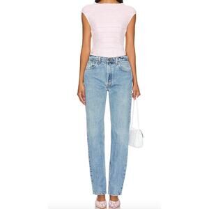 NWT Aligrace Vintage Classic Relaxed Straight Jeans, Size 24 $358